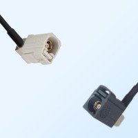 75Ohm Fakra B Female R/A - Fakra G Female R/A Cable Assemblies