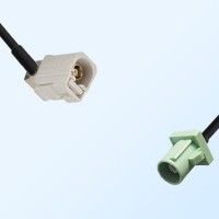 75Ohm Fakra B Female Right Angle - Fakra N Male Cable Assemblies