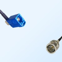 75Ohm Fakra C Female Right Angle - BNC Male Cable Assemblies