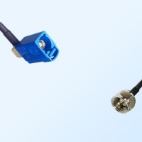 75Ohm Fakra C Female Right Angle - F Male Cable Assemblies