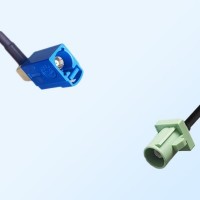 75Ohm Fakra C Female Right Angle - Fakra N Male Cable Assemblies