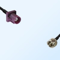 75Ohm Fakra D Male - F Male Cable Assemblies