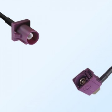 75Ohm Fakra D Male - Fakra D Female Right Angle Cable Assemblies