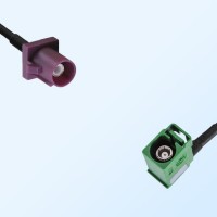 75Ohm Fakra D Male - Fakra E Female Right Angle Cable Assemblies