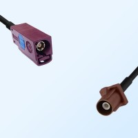 75Ohm Fakra D Female - Fakra F Male Cable Assemblies