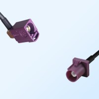 75Ohm Fakra D Female Right Angle - Fakra D Male Cable Assemblies