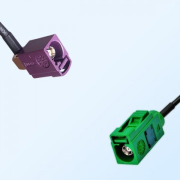 75Ohm Fakra D Female Right Angle - Fakra E Female Cable Assemblies