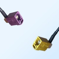 75Ohm Fakra D Female R/A - Fakra K Female R/A Cable Assemblies