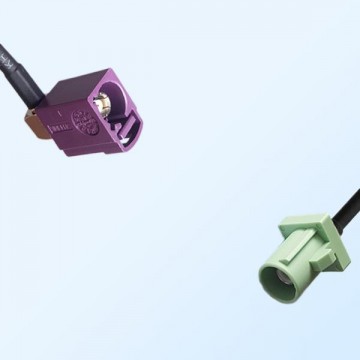 75Ohm Fakra D Female Right Angle - Fakra N Male Cable Assemblies