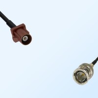 75Ohm Fakra F Male - BNC Male Cable Assemblies