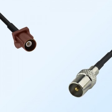 75Ohm Fakra F Male - DVB-T TV Male Cable Assemblies