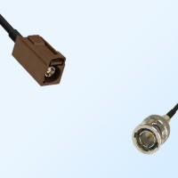 75Ohm Fakra F Female - BNC Male Cable Assemblies