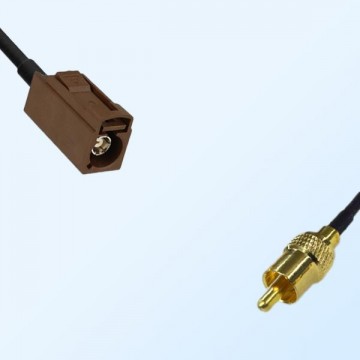 75Ohm Fakra F Female - RCA Male Cable Assemblies