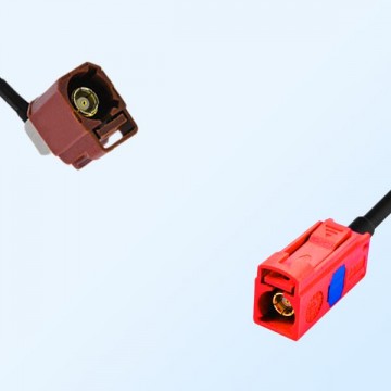 75Ohm Fakra F Female Right Angle - Fakra L Female Cable Assemblies