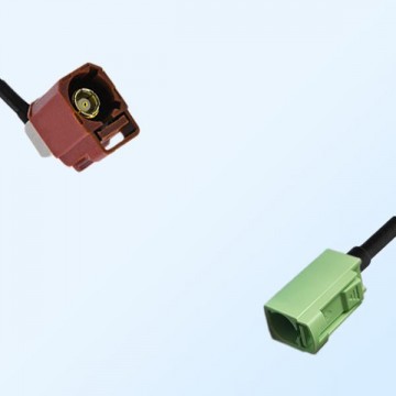 75Ohm Fakra F Female Right Angle - Fakra N Female Cable Assemblies