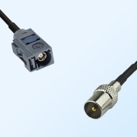 75Ohm Fakra G Female - DVB-T TV Male Cable Assemblies
