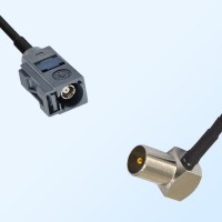 75Ohm Fakra G Female - DVB-T TV Male Right Angle Cable Assemblies