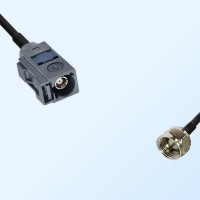 75Ohm Fakra G Female - F Male Cable Assemblies