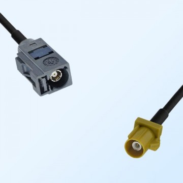 75Ohm Fakra G Female - Fakra K Male Cable Assemblies