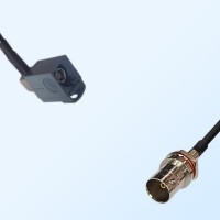 75Ohm Fakra G Female R/A - BNC Front Mount Bulkhead Female Cable