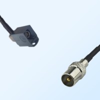 75Ohm Fakra G Female Right Angle - DVB-T TV Male Cable Assemblies