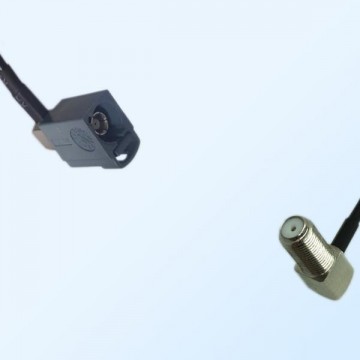 75Ohm Fakra G Female R/A - F Bulkhead Female R/A Cable Assemblies