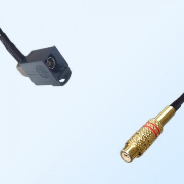 75Ohm Fakra G Female Right Angle - RCA Female Cable Assemblies