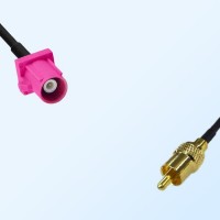 75Ohm Fakra H Male - RCA Male Cable Assemblies