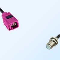 75Ohm Fakra H Female - F Bulkhead Female Cable Assemblies