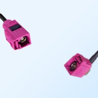 75Ohm Fakra H Female - Fakra H Female Right Angle Cable Assemblies