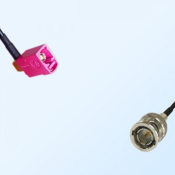 75Ohm Fakra H Female Right Angle - BNC Male Cable Assemblies