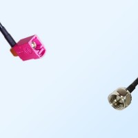 75Ohm Fakra H Female Right Angle - F Male Cable Assemblies