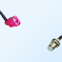 75Ohm Fakra H Female Right Angle - F Bulkhead Female Cable Assemblies