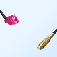 75Ohm Fakra H Female Right Angle - RCA Female Cable Assemblies