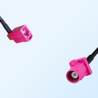 75Ohm Fakra H Female Right Angle - Fakra H Male Cable Assemblies