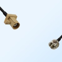 75Ohm Fakra I Male - F Male Cable Assemblies
