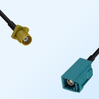 75Ohm Fakra K Male - Fakra Z Female Cable Assemblies