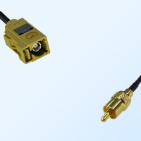 75Ohm Fakra K Female - RCA Male Cable Assemblies