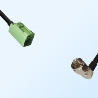 75Ohm Fakra N Female - F Male Right Angle Cable Assemblies