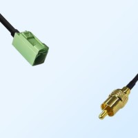 75Ohm Fakra N Female - RCA Male Cable Assemblies