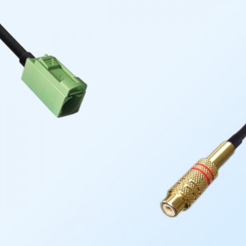 75Ohm Fakra N Female - RCA Female Cable Assemblies