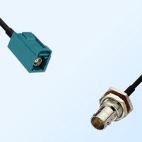 75Ohm Fakra Z Female - BNC Bulkhead Female with O-Ring Cable