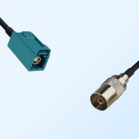 75Ohm Fakra Z Female - DVB-T TV Female Cable Assemblies