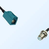 75Ohm Fakra Z Female - F Bulkhead Female Cable Assemblies