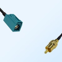 75Ohm Fakra Z Female - RCA Male Cable Assemblies