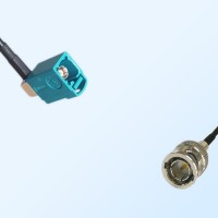 75Ohm Fakra Z Female Right Angle - BNC Male Cable Assemblies