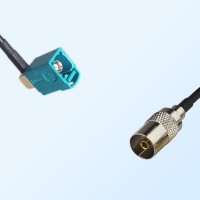 75Ohm Fakra Z Female Right Angle - DVB-T TV Female Cable Assemblies