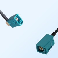 75Ohm Fakra Z Female Right Angle - Fakra Z Female Cable Assemblies