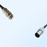 75Ohm HD-BNC/Micro BNC/Ultra Tiny BNC Male - BNC Female Cable