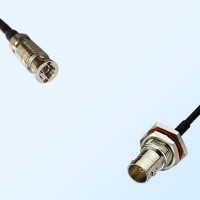 75Ohm HD-BNC/Micro BNC/Ultra Tiny BNC Male - BNC Bulkhead Female Cable